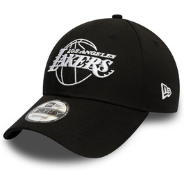 Кепка New Era Basketball 9Forty з логотипом команди NBA Los Angeles Lakers, чорна