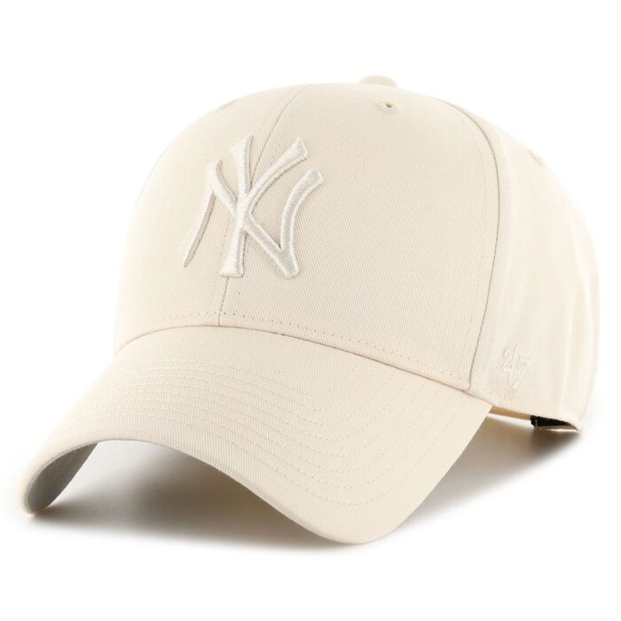 Кепка New Era 47 New York Yankees Adjustable, бежева, MLB, універсальний розмір