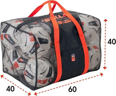 Сумка для м'ячів Saller Balltasche 12.0, 60x40x40 см, чорна