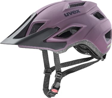 Велошолом uvex Access для MTB, універсальний, plum matt, 52-57 см, легкий, з регулюванням розміру та вентиляцією