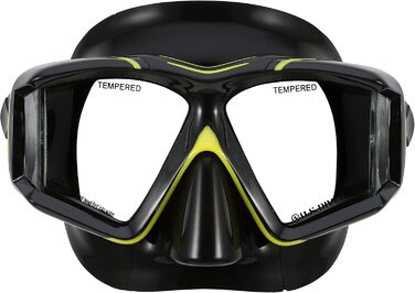 Набір для дайвінгу US.Divers Sideview для дорослих: маска та трубка з панорамним оглядом 180°, UV-захистом, антифог-склом, клапаном для видиху, синій, для чоловіків і жінок