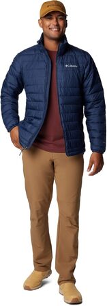 Чоловіча утеплена куртка Columbia Powder Lite II, темно-синя (Collegiate Navy), розмір L