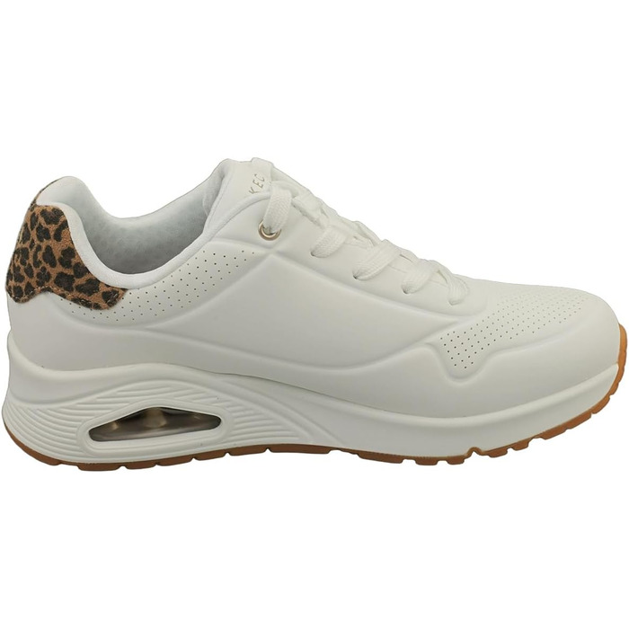 Кросівки Skechers Max Cushioning Delta для чоловіків, білі, з леопардовим принтом (41 EU)