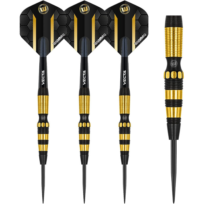 WINMAU Simon Whitlock Dynamic Special Edition 23 г професійні вольфрамові дартси з оперенням і стрижнями