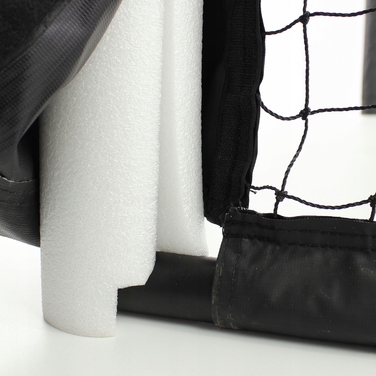 Футбольні ворота Hudora Pro Tect 3x2м, переносні (300x200 см) + сітка та кілки для кріплення