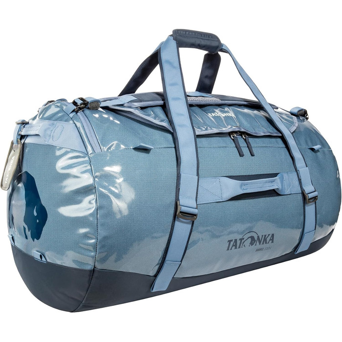 Водонепроникна туристична сумка-рюкзак Tatonka Barrel 110 літрів (Elemental Blue)