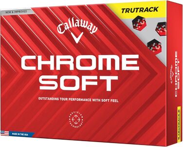 Гольф-м'ячі Callaway Chrome Soft 2024, преміум-класу
