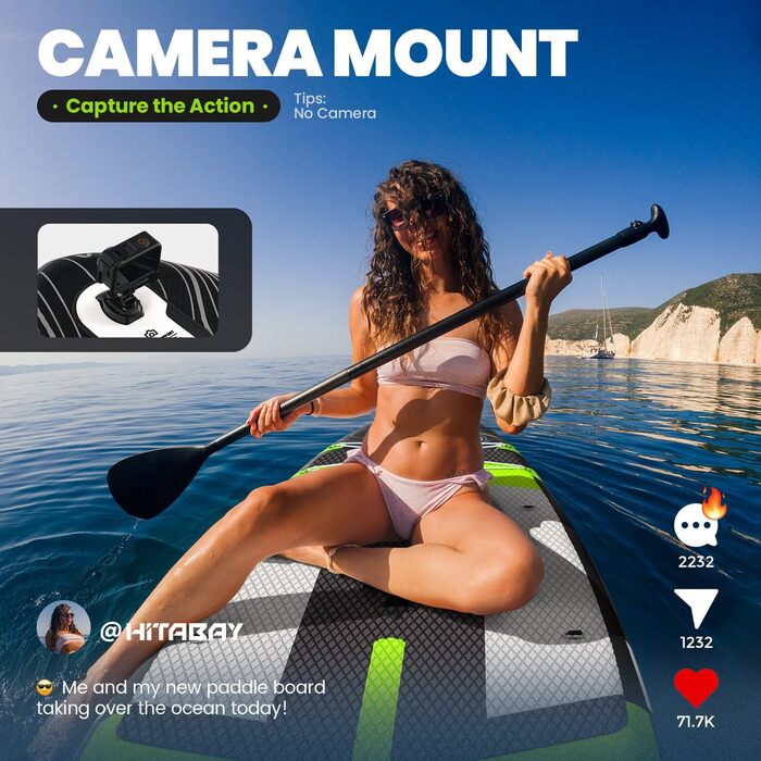 SUP Board PLANETEN надувний 320-335 см до 150 кг, комплект для початківців