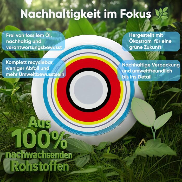 Фрісбі Eurodisc Ultimate Profi Disc 4.1 Summer 175g – професійний диск для тренувань та змагань, стабільний політ >100м, екологічні матеріали