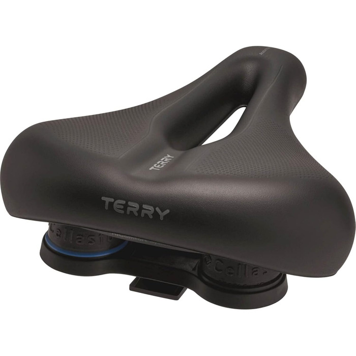 Анатомічне велосипедне сідло Terry Herren Anatomic Flex Gel, чорне, універсальний розмір