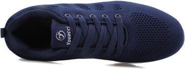 Жіночі кросівки з повітряною подушкою для залу та вулиці. Зручні спортивні кросівки на шнурівці, дихаючі, розміри 35-44 EU, колір: темно-синій (Navy Blue)