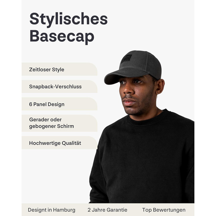 Кепка-снапбек Johnny Urban Dean унісекс, регульований розмір, світло-сірий коричневий