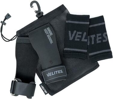 Ручки Velites All Terrain для турніка з напульсниками та чохлом, універсальний хват без магнезії для штанги й перекладини, аксесуари для кросфіту