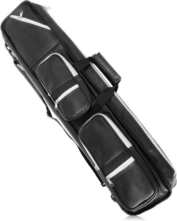 Чохол для бильярду на 4 кия: м'який, чорний, для 8 шафтів