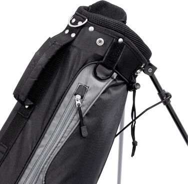 Чорний/сріблястий гольф-стенд Longridge на 6 голів, 6'