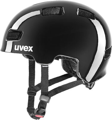 Дитячий велосипедний шолом uvex hlmt 4, чорний, регульований розмір 55-58 см, легкий, з оптимальною вентиляцією
