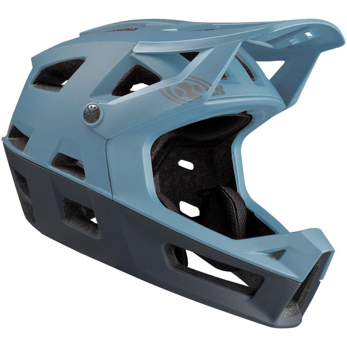 Велосипедний шолом IXS Trigger FF Enduro MTB, білий/синій, SM (54-58 см)