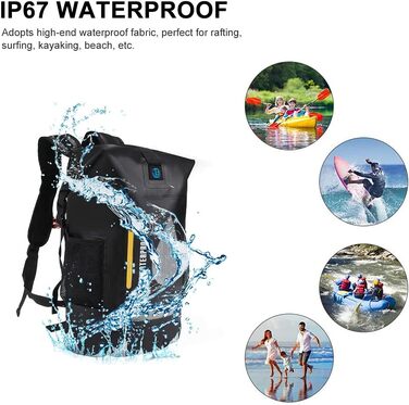 Водонепроникний мішок Blueshyhall Dry Bag 30L: рюкзак, ролтоп, 30 літрів - для каякінгу, кемпінгу, риболовлі, подорожей