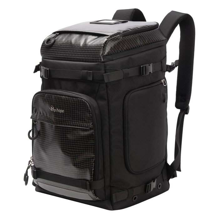 Чорний рюкзак HP 70L для гірськолижного спорядження з відділенням для шолома