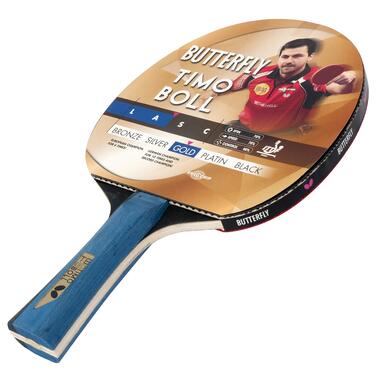 Ракетка для настільного тенісу Butterfly Timo Boll Gold 85020: професійна, сертифікована ITTF, для тренувань та досвідчених гравців, з покриттям Pan Asia