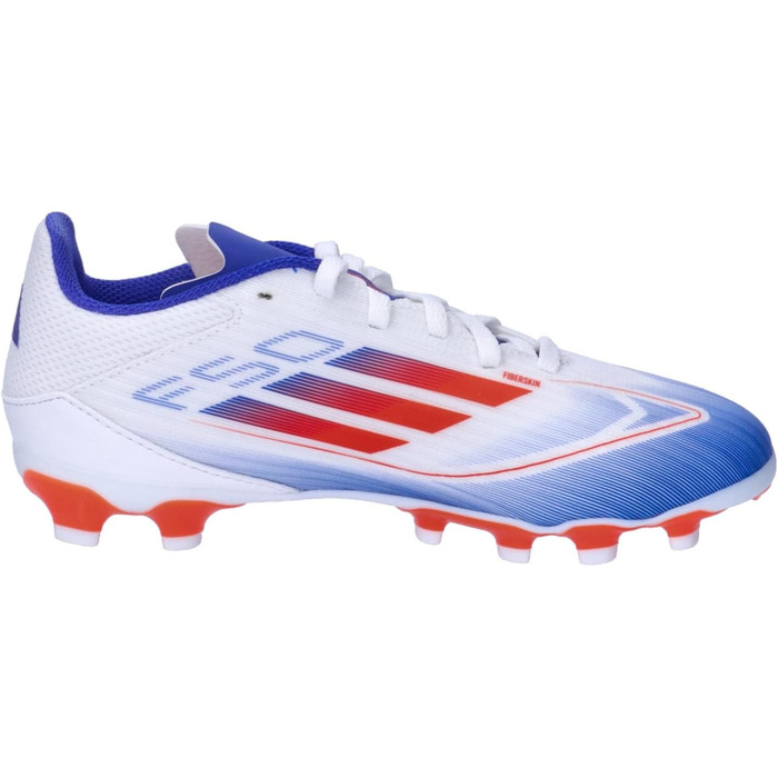 Бутси для футболу Adidas F50 League Unisex Multi Ground, 33 EU, Cloud White/Solar Red/Lucid Blue
