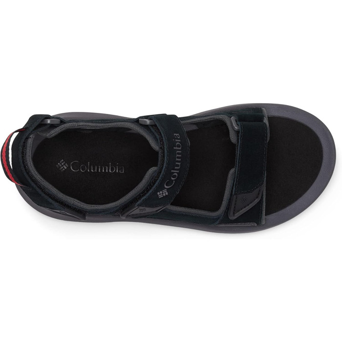 Columbia Trailstorm Hiker 3 Strap: Чоловічі трекінгові сандалі, чорно-сірі, 41 EU