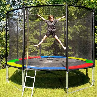 Баусанл® Трамплін для саду Outdoor Ø 183-487 см (FGOS) Комплект для дітей. Яскравий та міцний дитячий трамплін для активних ігор на вулиці.
