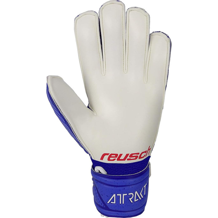 Воротарські рукавички Reusch Attrakt Grip Finger Support Junior, сині/білі, розмір 7, унісекс