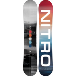 Сноуборд Nitro Team Gullwing Wide 157 см для чоловіків, універсальний directional twin, all mountain, freestyle, багатобарвний, 2023