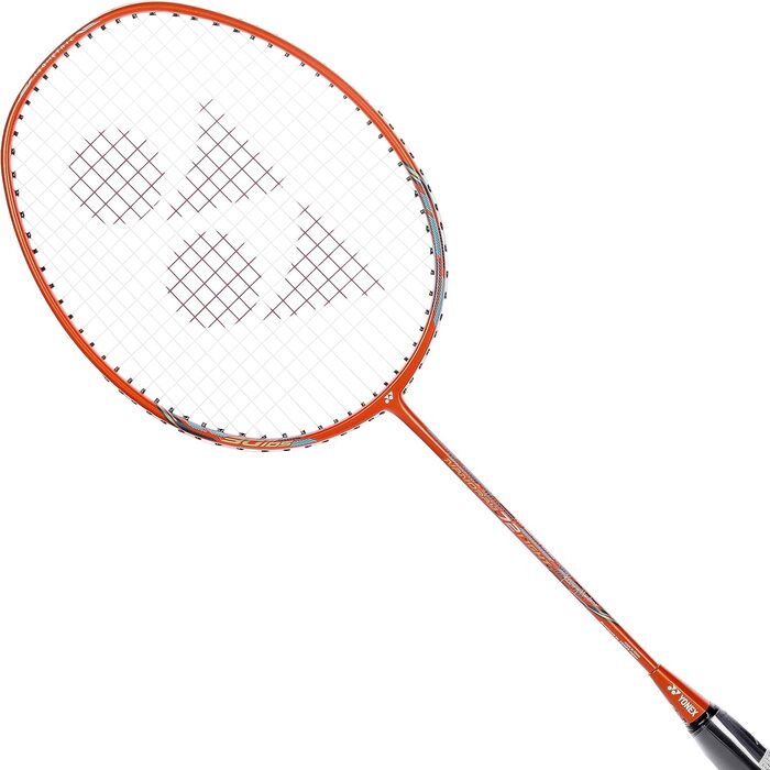 Бадмінтонна ракетка YONEX Nanoray 72, легка, 5U G4, ізометрична, неонова помаранчева, нанометричний карбон, X-FULLERENE, Aero + коробчаста рама, Solid Feel Core, інтегроване T-з'єднання, розроблена в Китаї