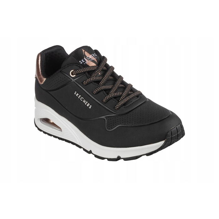 Жіночі кросівки Skechers UNO - SHIMMER 155196-BLK, чорні, 38,5