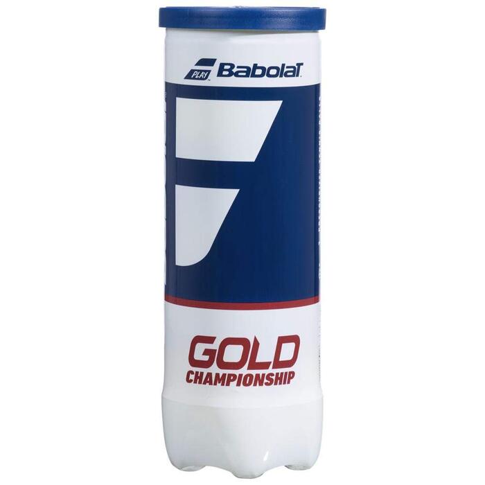 Тенісні м'ячі Babolat Gold Championship X3 для дорослих, унісекс, жовті