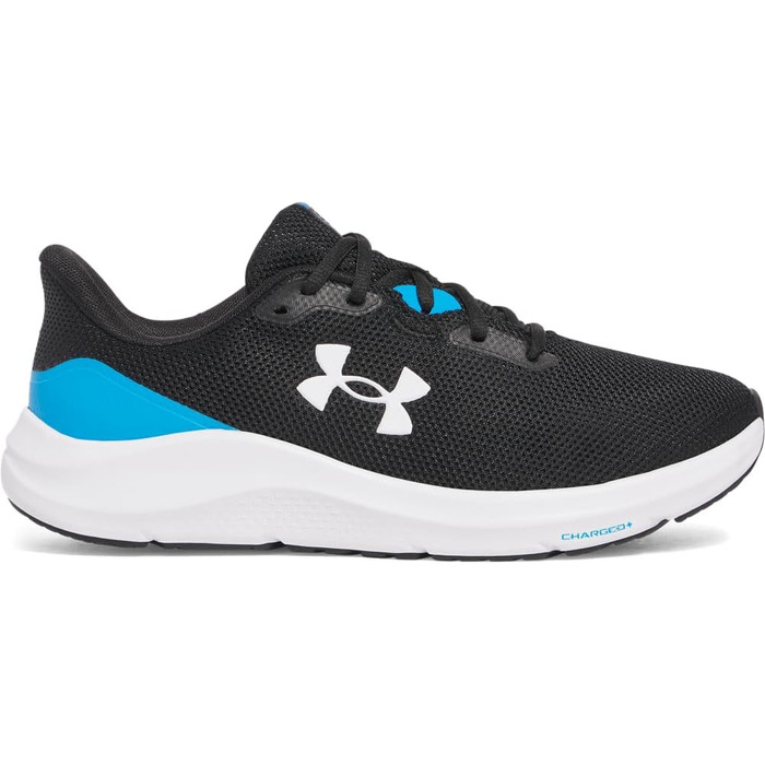 Чоловічі кросівки Under Armour Charged Pursuit 4, чорні з синім (розмір 47 EU)