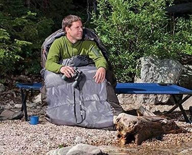 Сплячий мішок Coleman Big Basin -9°C: великий, для дорослих, з регульованою капюшоном та підкладкою з флісу