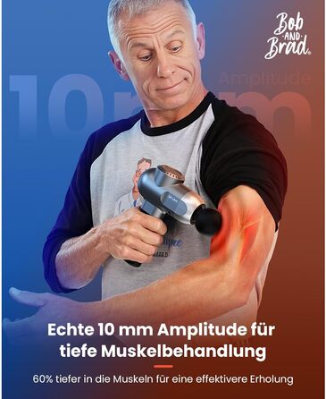 Масажер для тіла Bob and Brad C2 Pro з підігрівом та охолодженням, професійний електричний масажер для дому, фітнесу, відновлення та зняття болю (сріблястий)