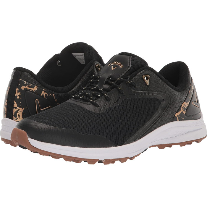 Жіноче golf взуття Callaway Coronado V2 SL, чорний, золотий, 37 EU