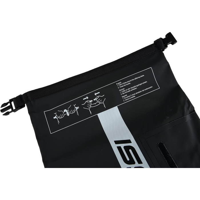 Водонепроникний мішок CRESSI Unisex Premium 20LT (20 л, чорний/чорний/двоколірний)
