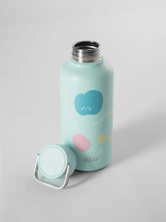 Пляшка для води EQUA Timeless 1000 мл, нержавіюча сталь, без BPA, герметична, універсальна