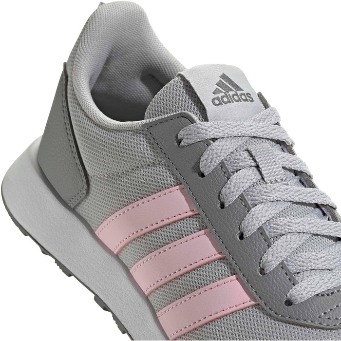 Кросівки для бігу Adidas Run 50s, 38 EU, сірий/рожевий/сірий, для жінок