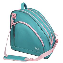 Сумка для ковзанів та роликів Wolt | Сумка для інлайнів, стильна та регульована через плече для підлітків та дорослих, м'ятно-зелена