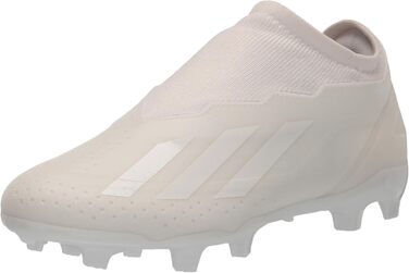 Кросівки футбольні adidas X Crazyfast.3 FG для гри на твердому ґрунті, Cloud White/Power Blue/Red, розмір 12.5 (жіночий) / 11.5 (чоловічий)
