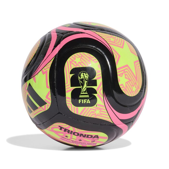 Футбольний м'яч adidas World Cup 26 Trionda Club (Чоловічий/Унісекс) Чорний/Синій/Рожевий