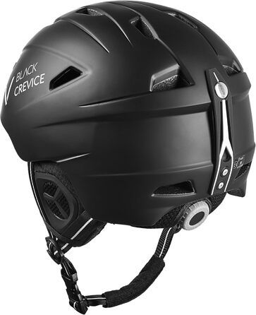 Лижний шолом BLACK CREVICE Streif, ударостійкий, спортивний, для чоловіків і жінок, дихаючий, регульований, для сноуборду та лиж