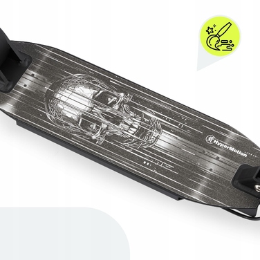 Електросамокат HyperMotion SKYLINE BLACK HYP, чорний, 2 колеса