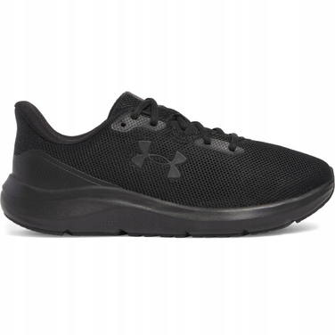 Чоловічі кросівки для бігу Under Armour UA Charged Pursuit 4, чорні, розмір 44
