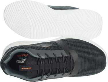 Чоловічі кросівки Skechers Bounder 45 EU, чорно-білі