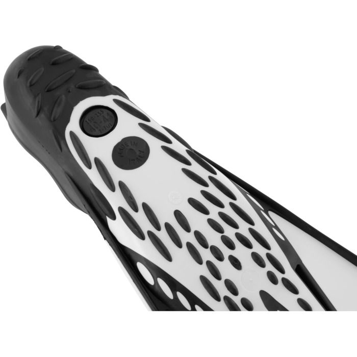 Seac Azzurra Ласти для снорклінгу, закритий мисок, м'який гумовий матеріал, білі, для дорослих та дітей (34/35)