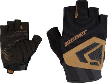 Чоловічі велоперчатки Ziener Curdin для гірського велосипеда та шосе | Короткі, дихаючі, з амортизацією (10.5, wood)