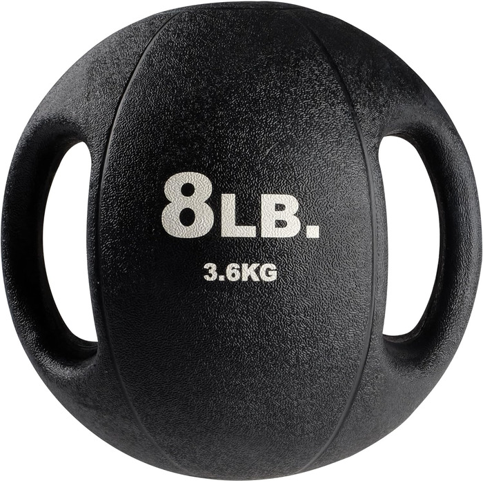 Медичний м'яч Body-Solid Dual Grip 3,6 кг для фітнесу