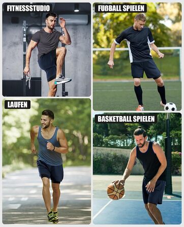 Шорти чоловічі Niksa 2er Pack 2-в-1, спортивні, швидковисихаючі, дихаючі, з кишенею для телефону (XXL, темно-синій)